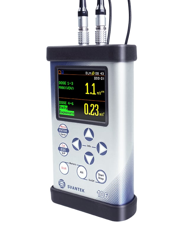 SV 106A – Six channel human vibration meter